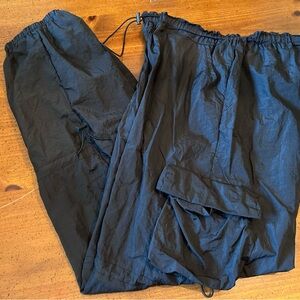 Baggy Parachute Cargo Pants - Size Medium - Hip Hop Costume